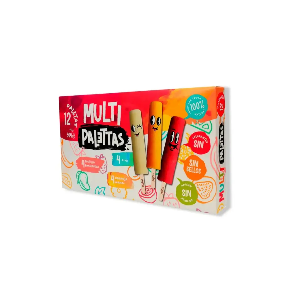 MULTIPACK FRUTAS SURTIDAS 12*42 GR PALETTA                    