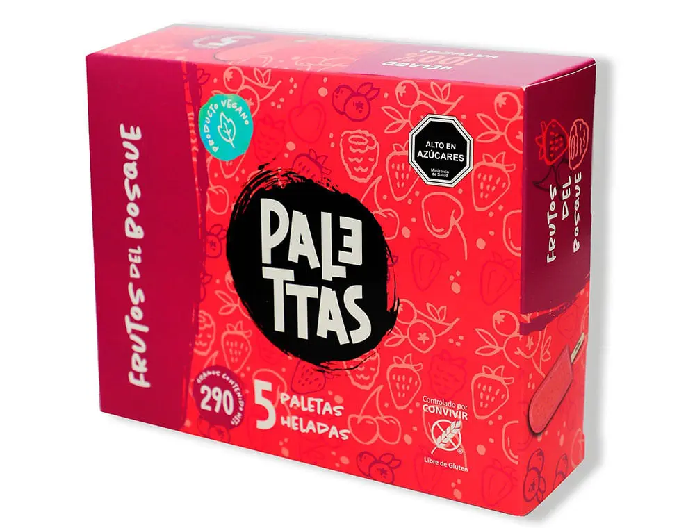 MULTIPACK FRUTOS DEL BOSQUE 5*60 GR PALETTA                   