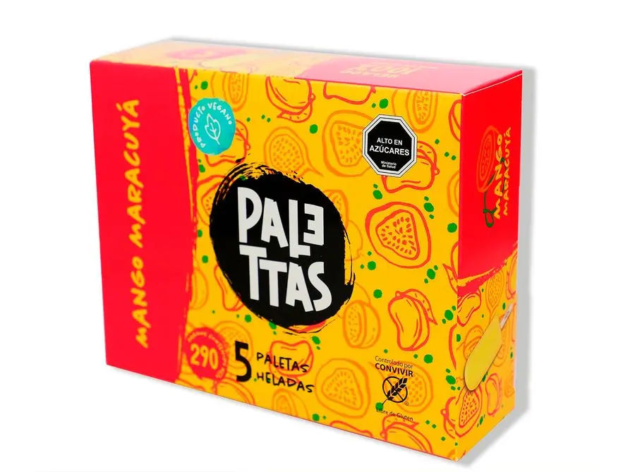 MULTIPACK MANGO MARACUYA 5*58 GR PALETTA                      