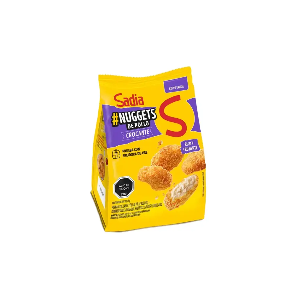 NUGGETS POLLO CROCANTE 275 GR SADIA                      
