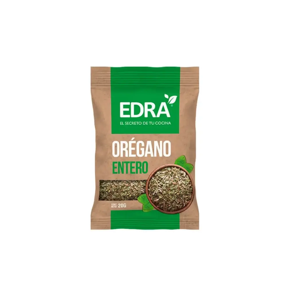 OREGANO ENTERO 25 X 20 GR EDRA                                
