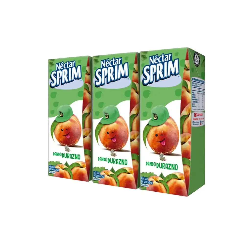 PACK NECTAR SPRIM DURAZNO 8X3X190 M                           