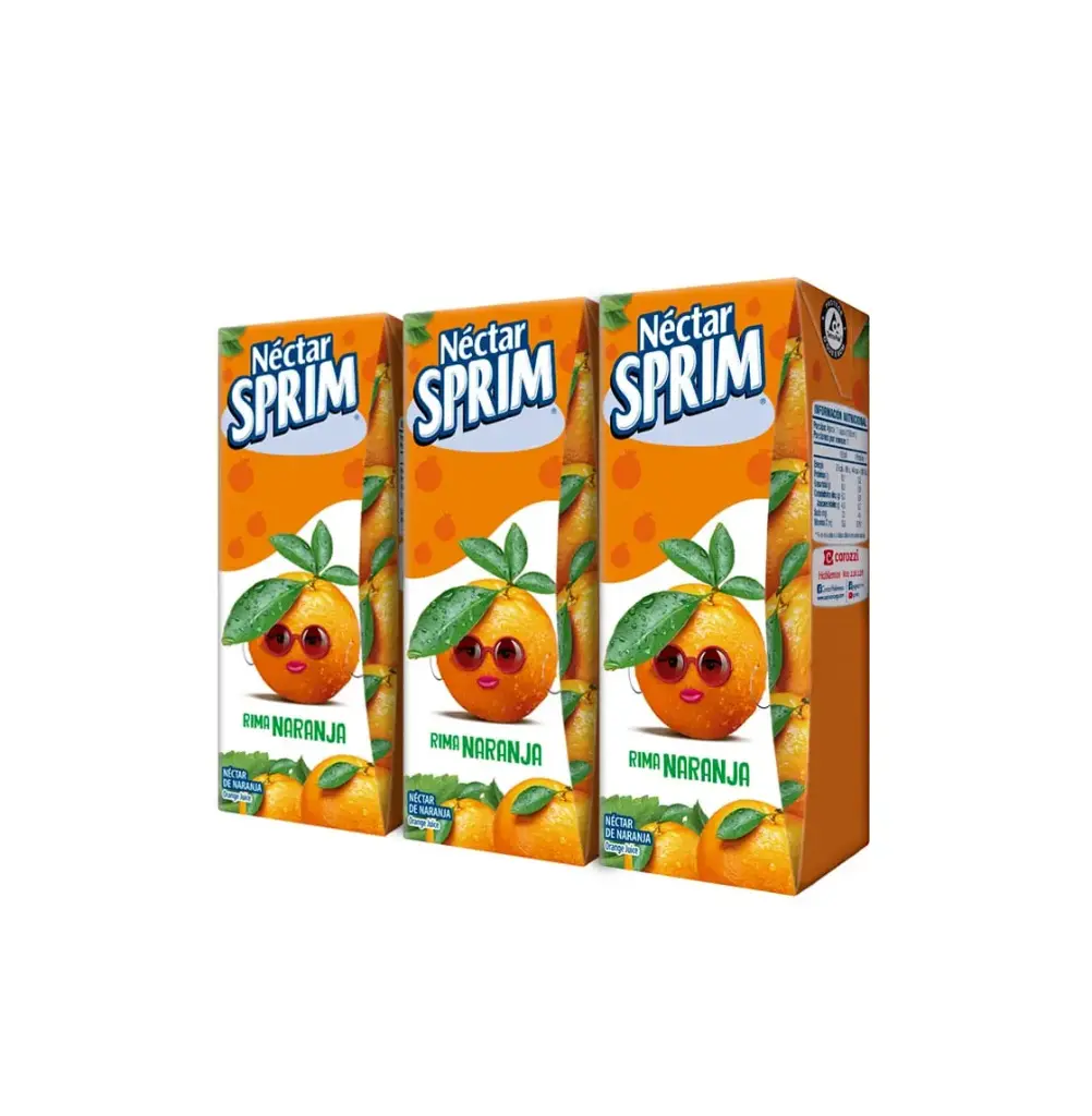 PACK NECTAR SPRIM NARANJA 8X3X190M                            