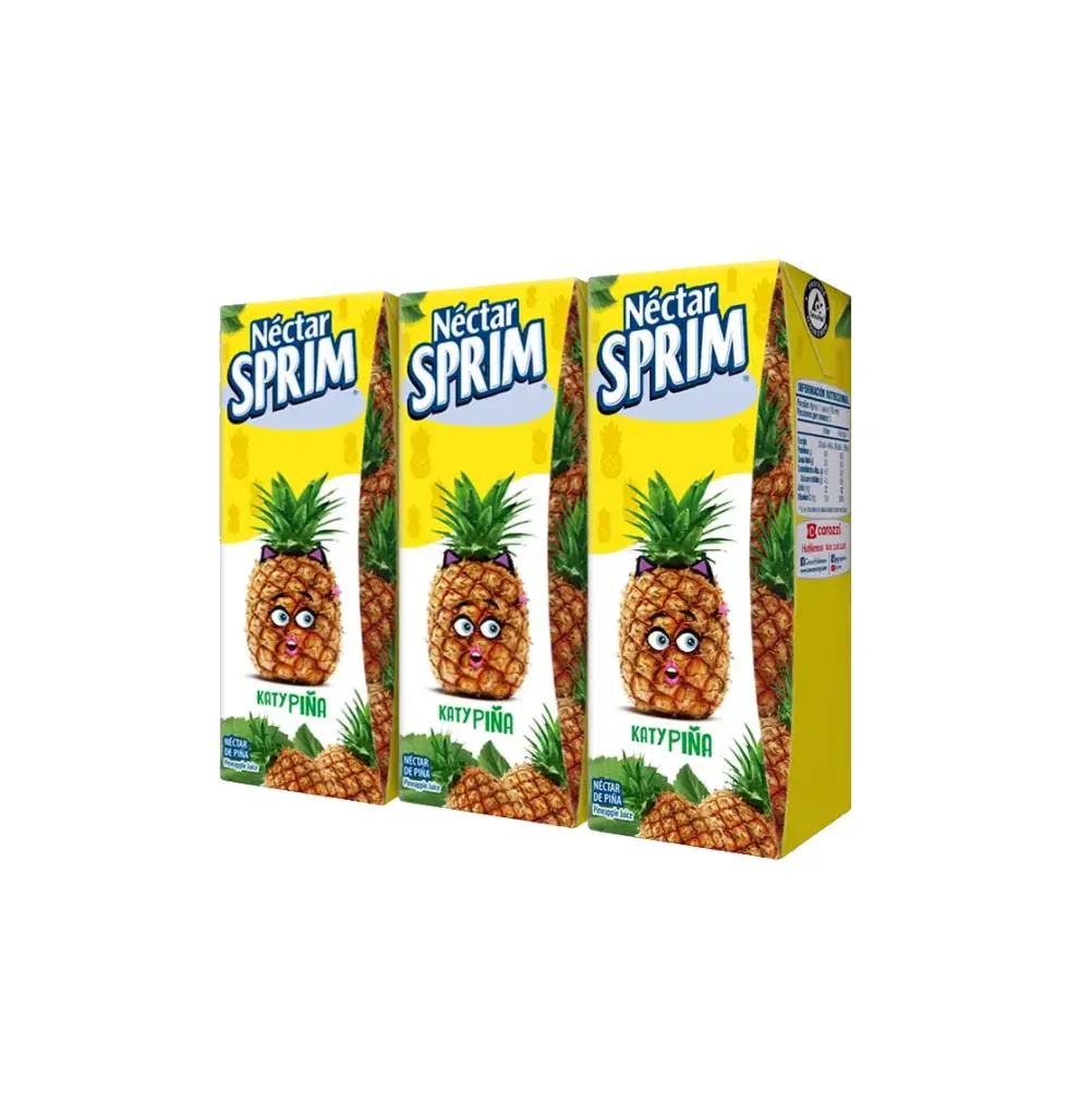 PACK NECTAR SPRIM PIÑA 8X3X190 ML                             