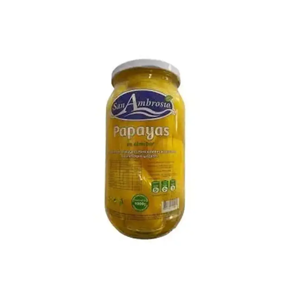 [1549] PAPAYAS EN ALMIBAR 1 LT SAN AMBROSIO                     