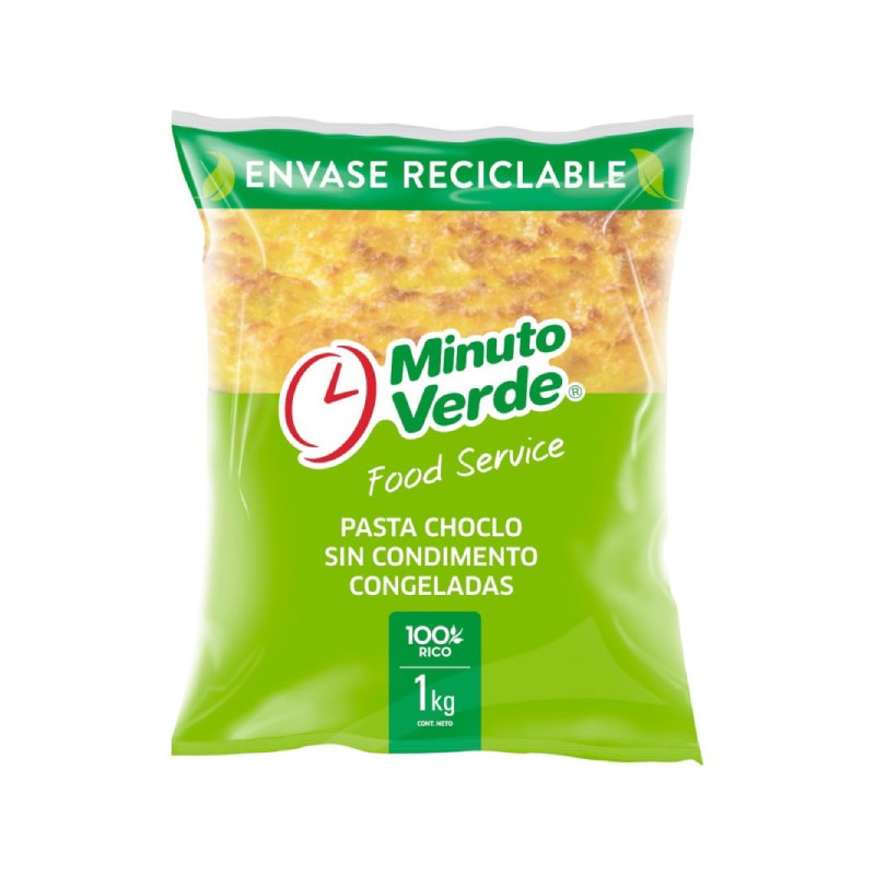 [2166] PASTA DE CHOCLO TRADICIONAL 1 KG MINUTO VERDE                          