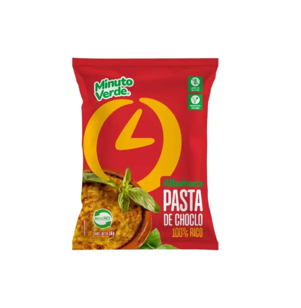 PASTA DE CHOCLO CONDIMENTADA 10 *1 KG MINUTO VERDE            