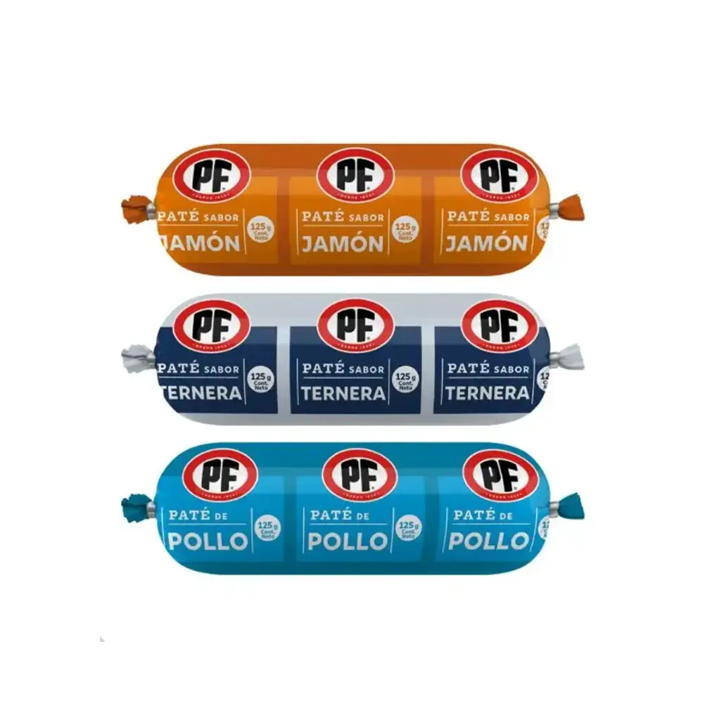 PATE SURTIDOS 16 UN X 125 GR PF                               