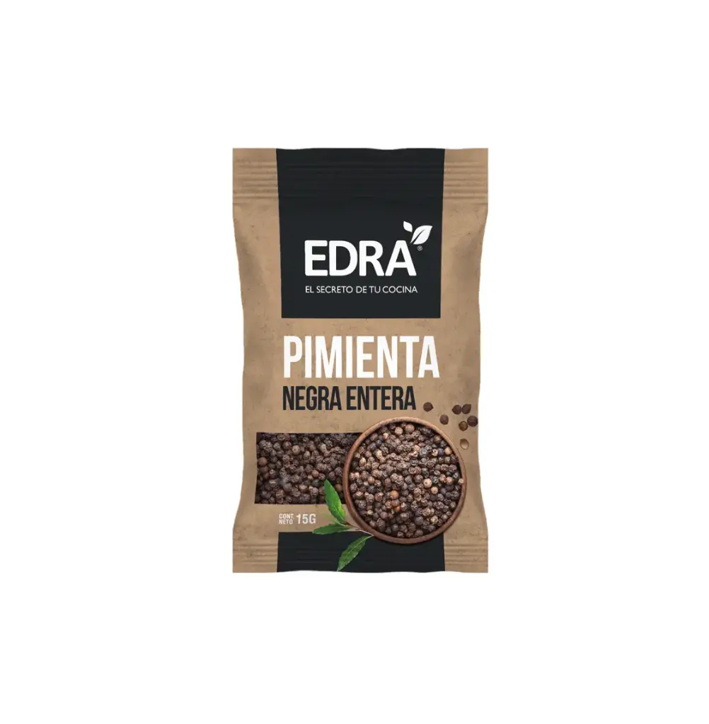 PIMIENTA NEGRA ENTERA 50 X 15 GR EDRA                         