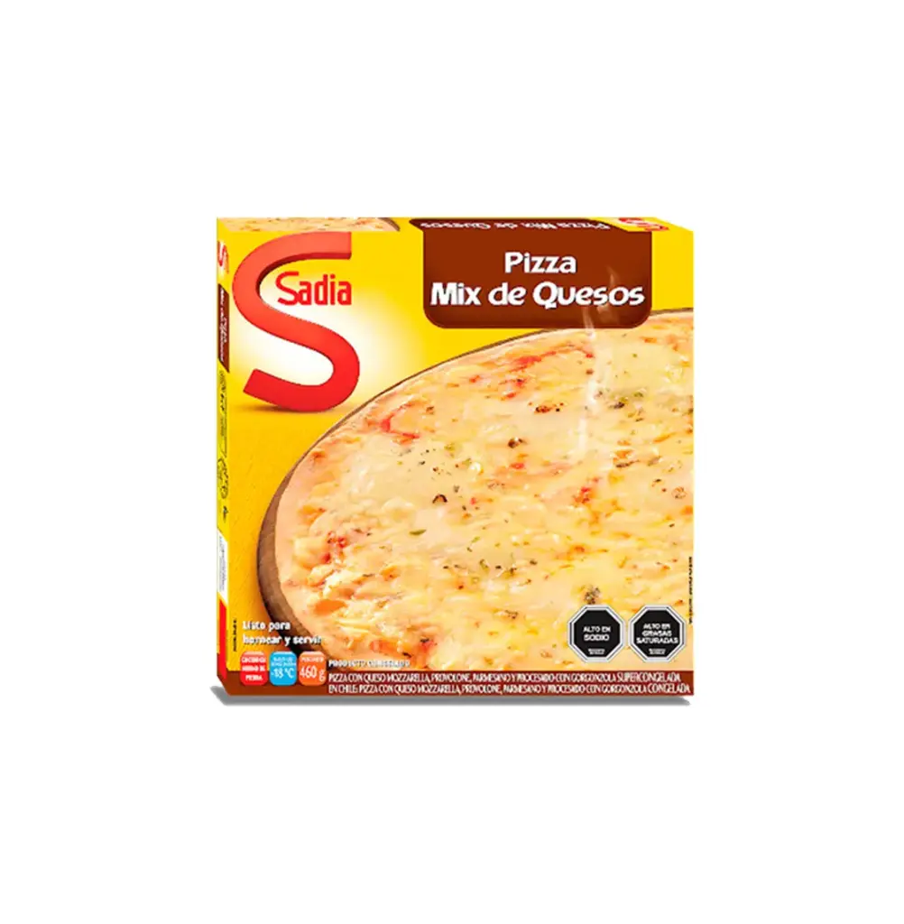 PIZZA 4 QUESOS 460 GR SADIA                                   
