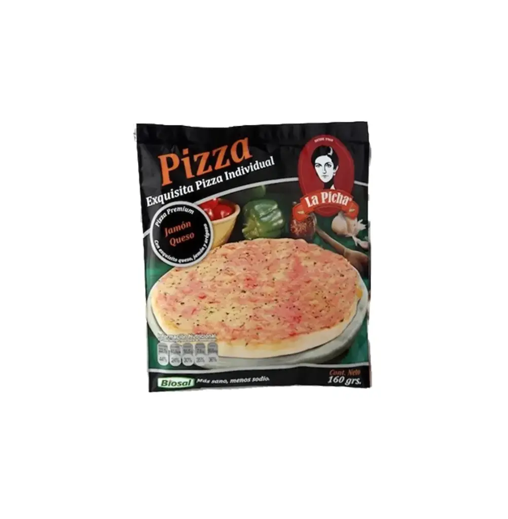 PIZZETA JAMON QUESO 6 UN 258 GR LA PICHA                      