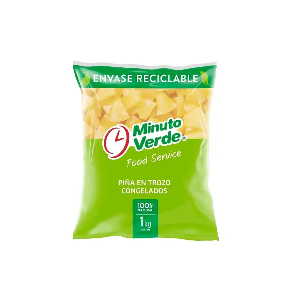 PIÑA TROZO IQF 15*1 KG MINUTO VERDE                           