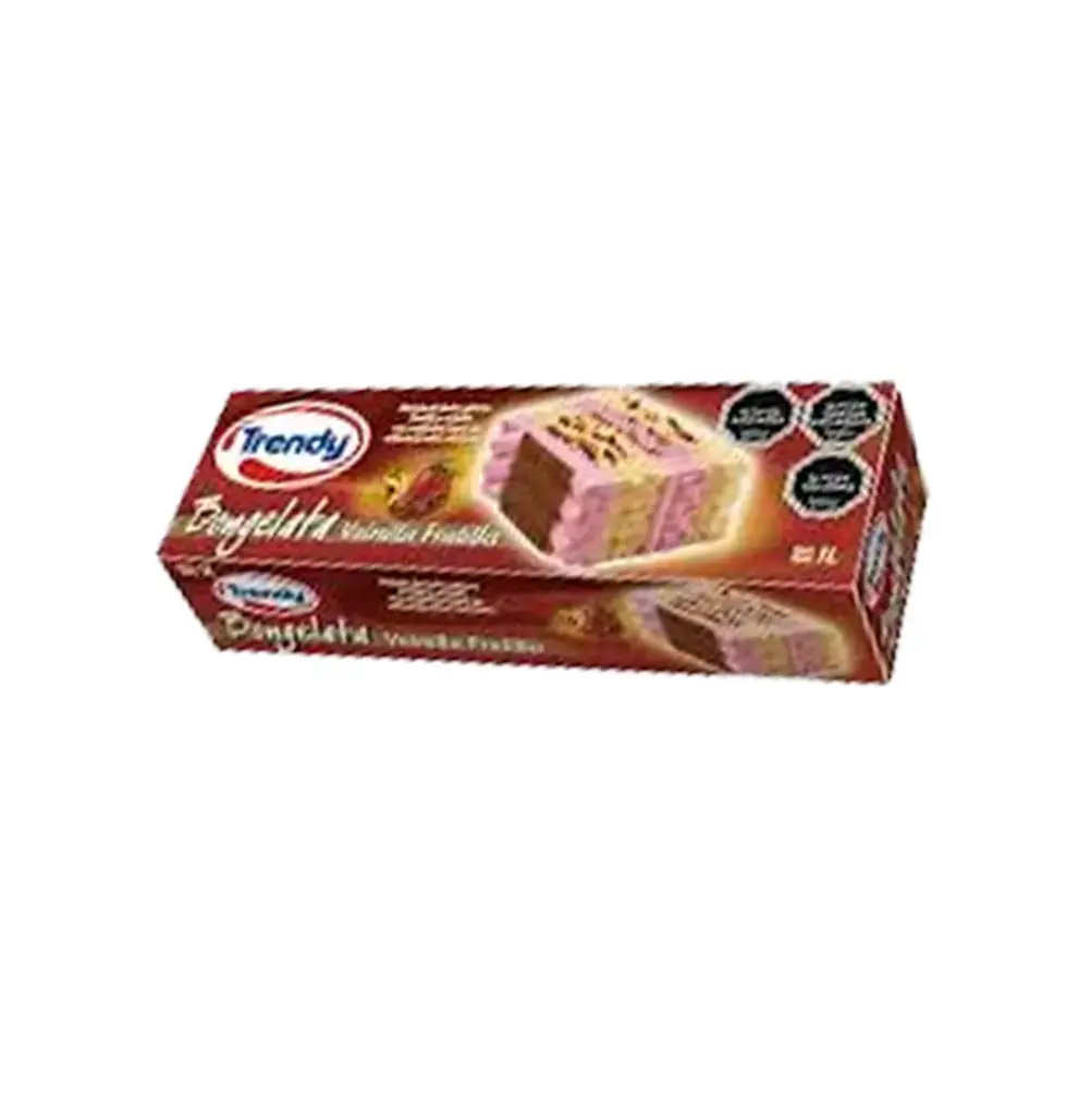 POSTRE BONGELATA VAINILLA FRUTILLA 6 X 1 LT TRENDY            