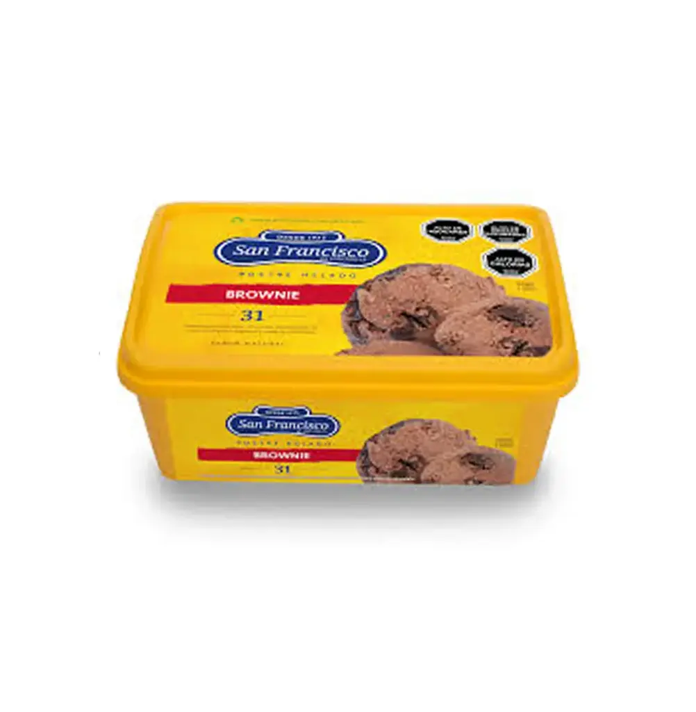 POSTRE BROWNIES 3 X 1 LT SAN FRANCISCO          