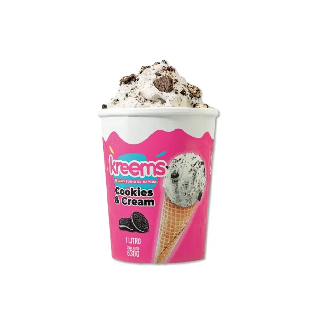 POTE COOKIES AND CREAM 6 X 1 LT KREEMS                        