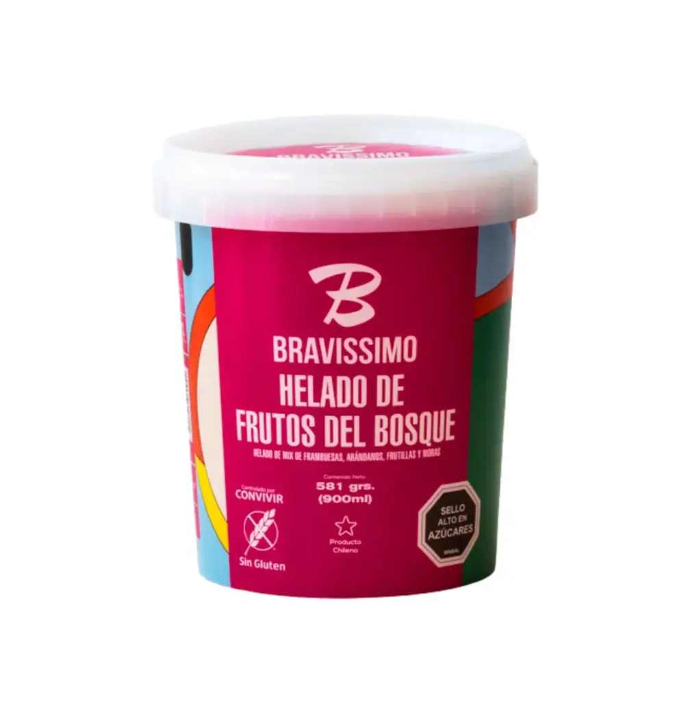POTE FRUTOS DEL BOSQUE 900ml BRAVISSIMO                  