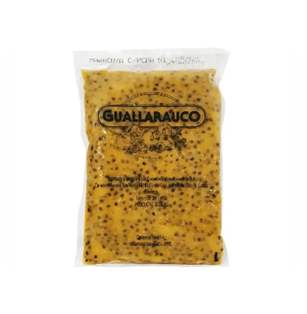 PULPA MARACUYA C/PEPAS 1 KG GUALLARAUCO                       
