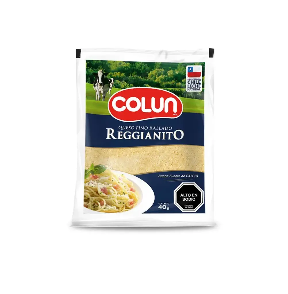 QUESO RALLADO REGGIANITO 30 X 40 GR COLUN                     