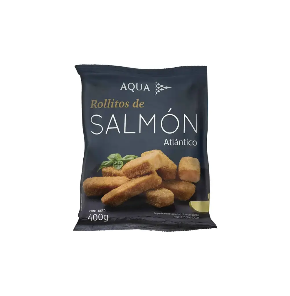 ROLLITO SALMON ATLANTICO PREMIUM 200 GR AQUA AGROSUPER        
