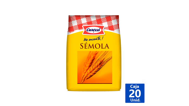 SEMOLA 20 X 500 GR CAROZZI                              
