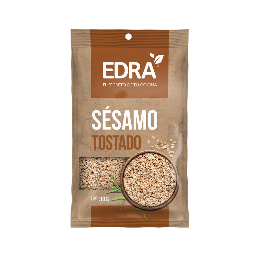 SESAMO TOSTADO 45 X 30 GR EDRA                                