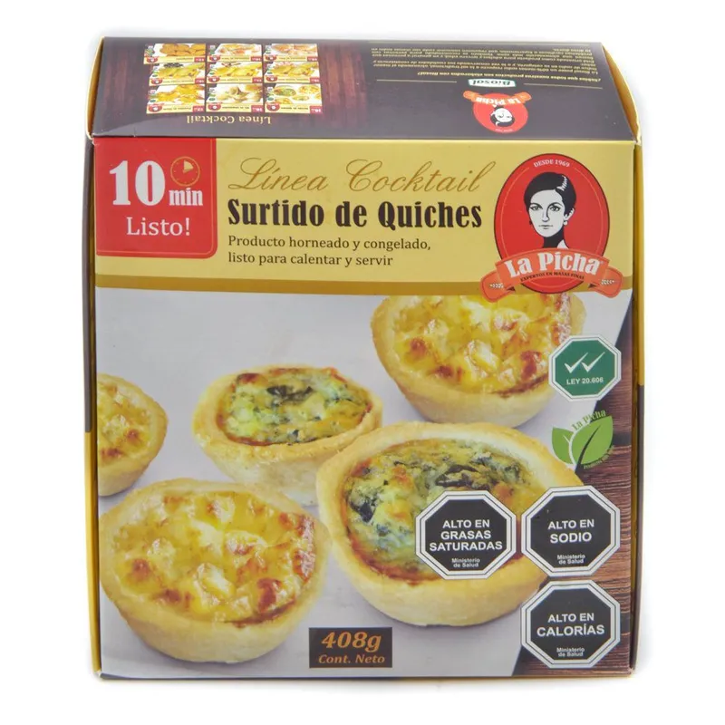 SURTIDO DE QUICHES 12 UNIDADES LA PICHA                       