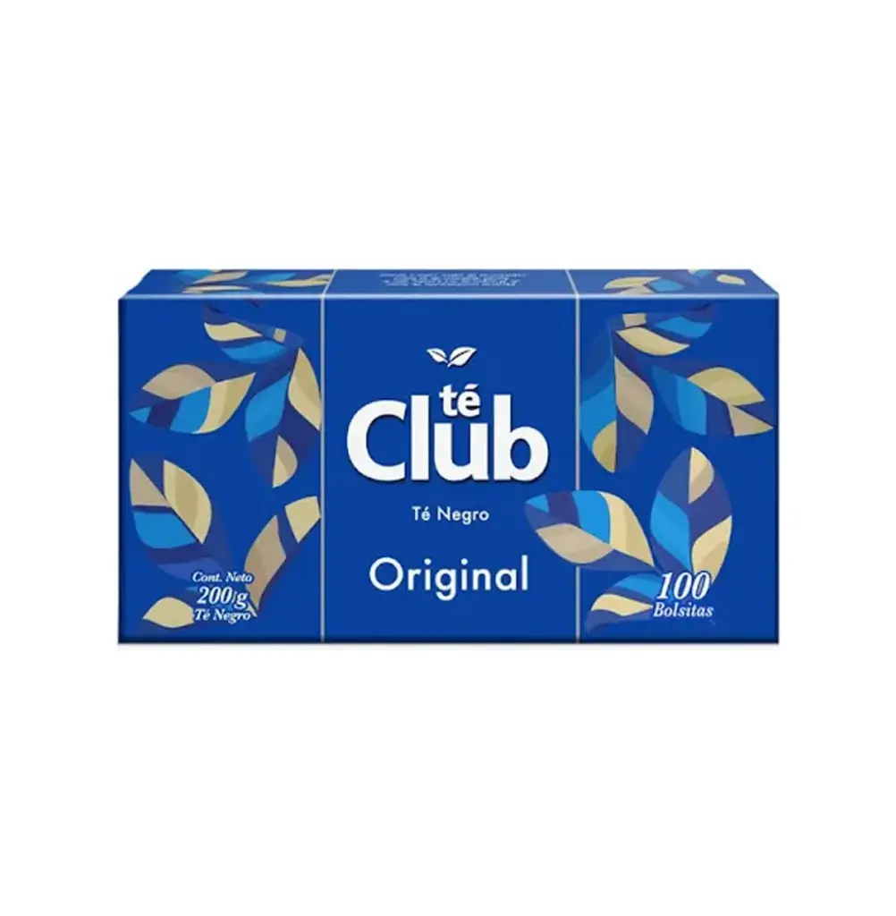 TE CLUB ORIGINAL 10 X 100 BOLSITAS                            