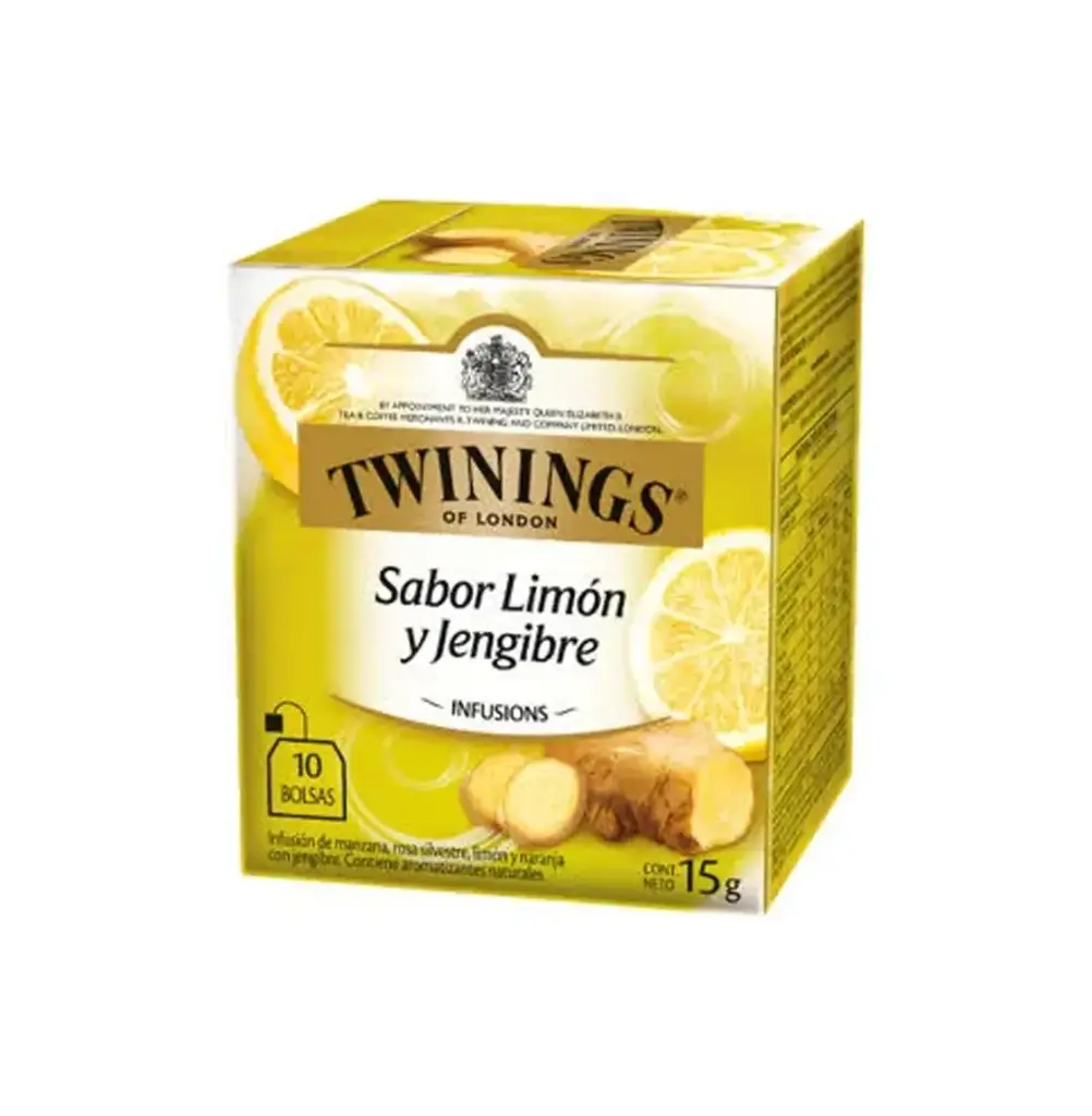 TE LIMON GENGIBRE 10 UN X 2 GR TWININGS                  