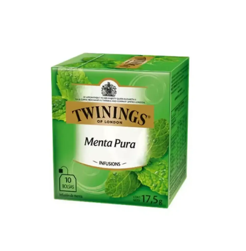 TE MENTA PURA 10 X 2 GR TWININGS                         