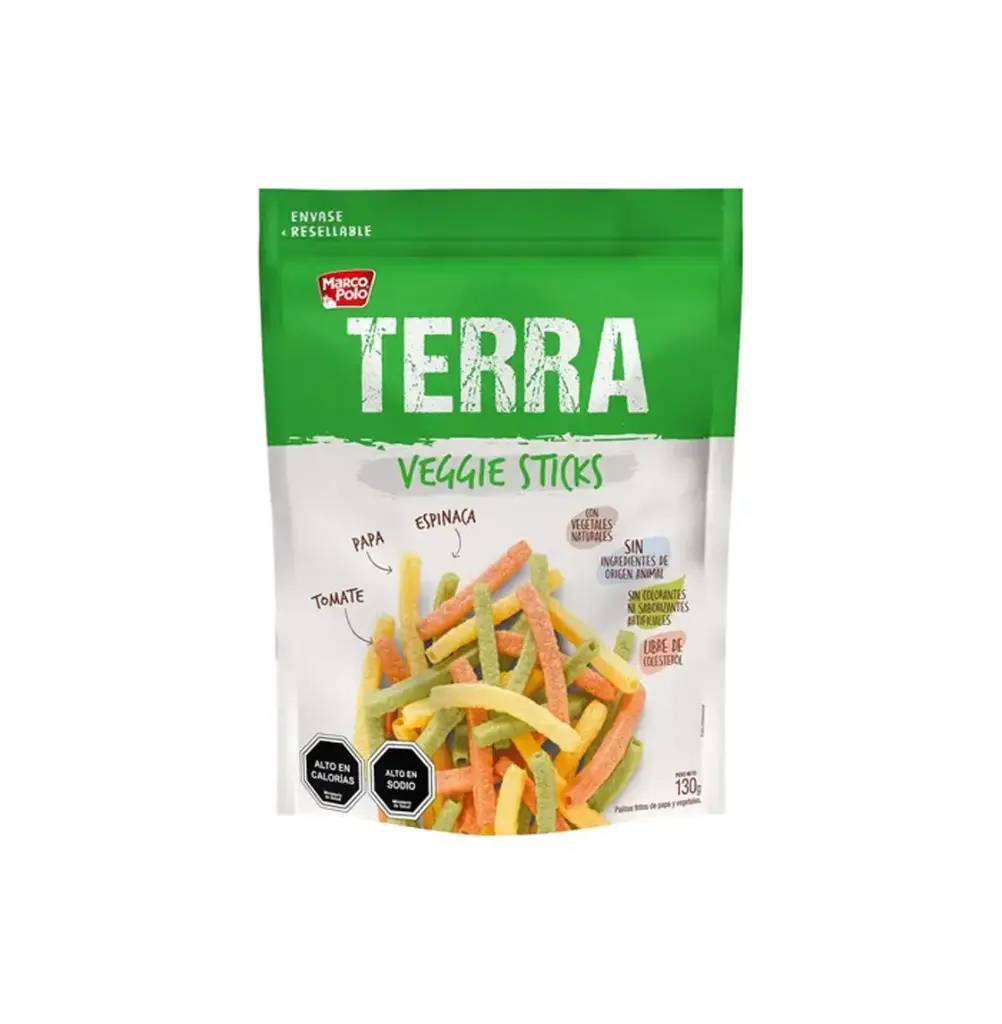 TERRA VEGGIE STICKS 12 X 130 GR                               
