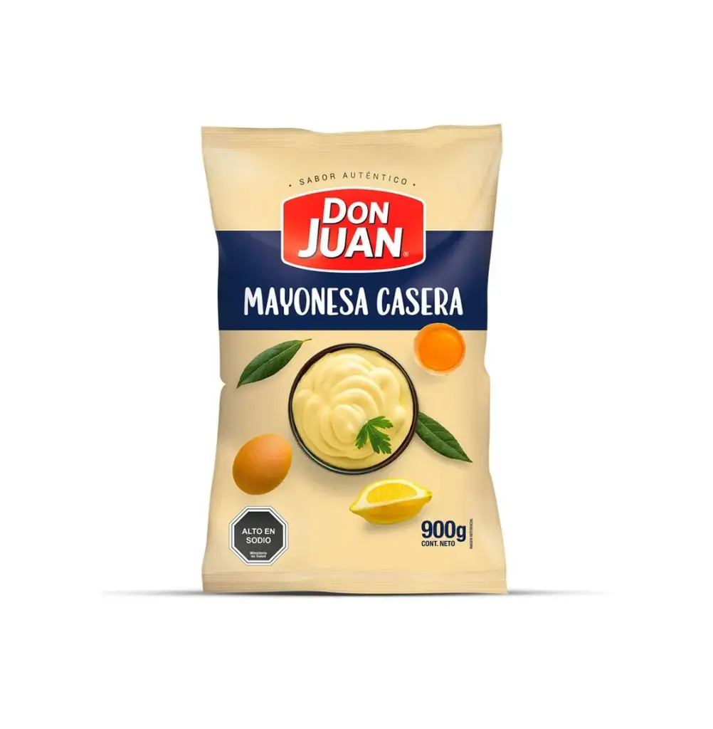 MAYONESA CASERA 12 X 900 GR DON JUAN                          