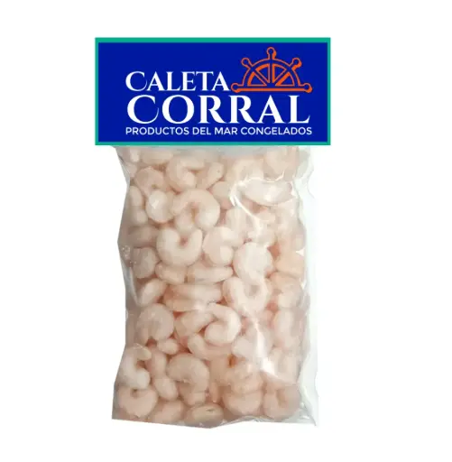 [1005] CAMARON COCIDO PELADO 100/200 10 X 1 KG CALETA CORRAL         