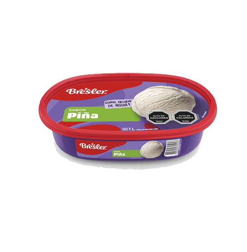 [9033] CASSATA LITRO PIÑA 6 X 1 LT BRESLER                           