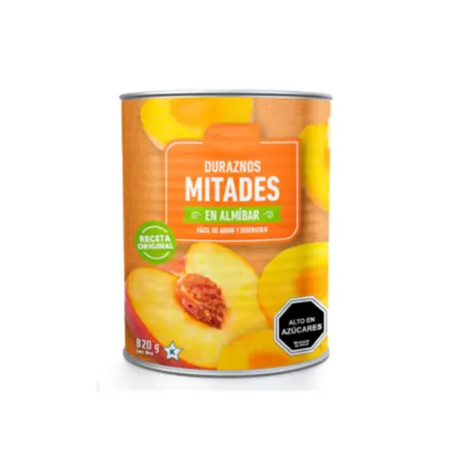 [1951] DURAZNOS MITADES 6 X 3 KG