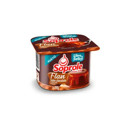 [7032] FLAN CHOCOLATE 4 X 120 GR SOPROLE                             