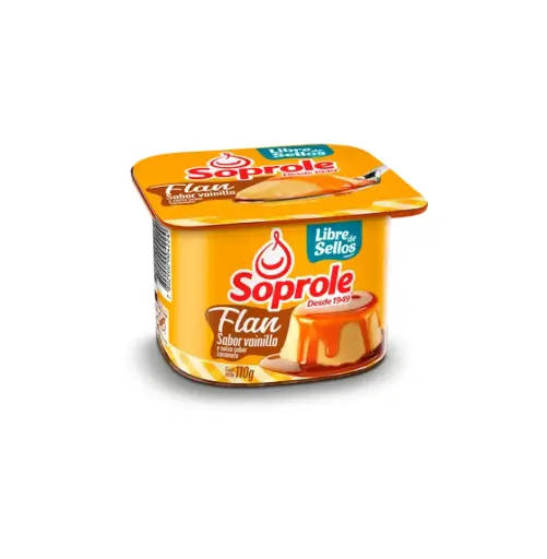 [7030] FLAN VAINILLA 4 X 120 GR SOPROLE                              