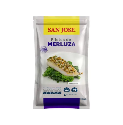 [1099] FILETES DE MERLUZA 10 * 500 GR SAN JOSE                       