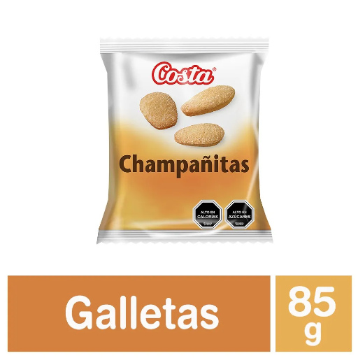 [1841] GALLETA CHAMPAÑITAS 10 X 85 GR COSTA                    