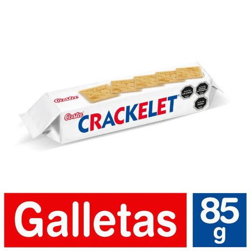 [1764] GALLETA CRACKELET 10 X 85 GR COSTA                      