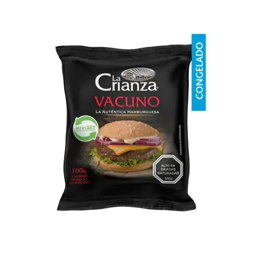 [3751] HAMBURGUESA VACUNO PREMIUM 28*100 GR LA CRIANZA AGROSUPER     