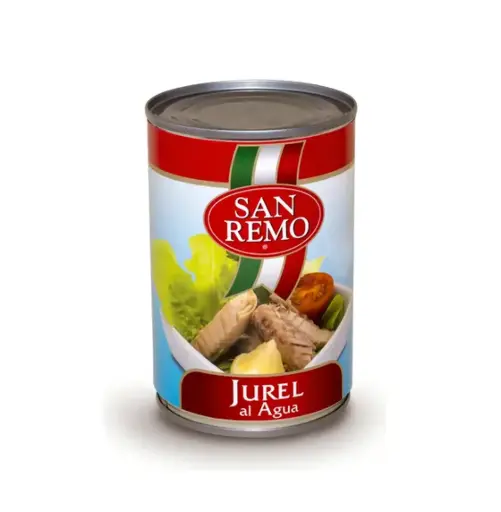 [1441] JUREL AL AGUA 24X425 GR  SAN REMO                             