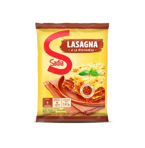 [4508] LASAGNA BOLOGNESA FAMILIAR 3 X 1,4 KG SADIA                   