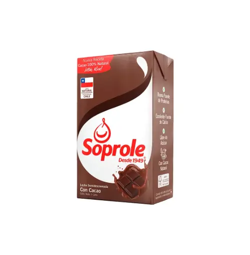[7006] LECHE CHOCOLATE 12 X 1 LT SOPROLE                             