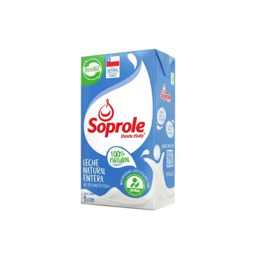 [7000] LECHE ENTERA 12 X 1 LT SOPROLE                                