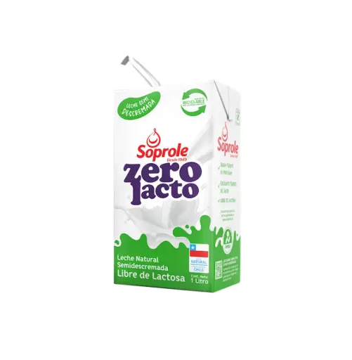[7005] LECHE ZEROLACTO SEMIDESCREMADA 12 X 1 LT SOPROLE              