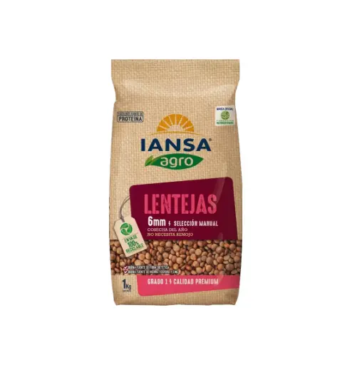[443] LENTEJAS 6 MM 10 X 1 KG IANSA                                 