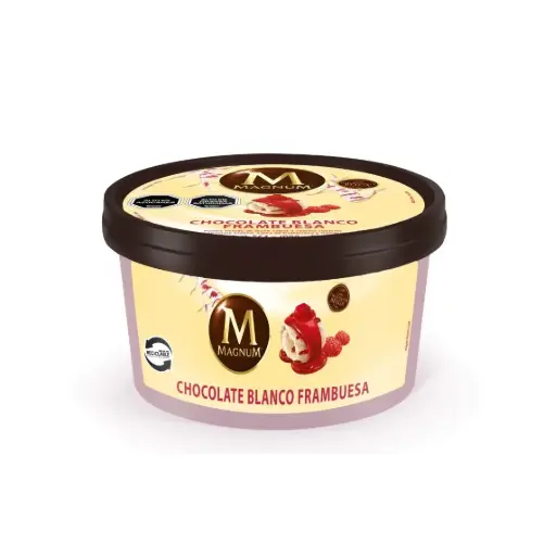 [9080] MAGNUM POSTRE FRAMBUESA BLANCO900 ML             