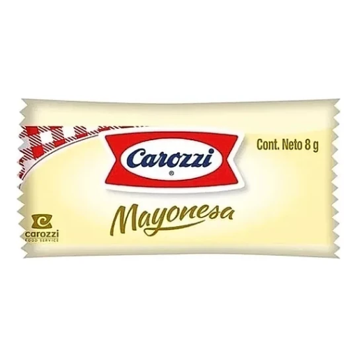 [1543] MAYONESA SACHET 500 X 8 GR CAROZZI                      