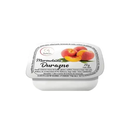 [8048] MERMELADA DURAZNO 192 UND X 20GR RELKON                       