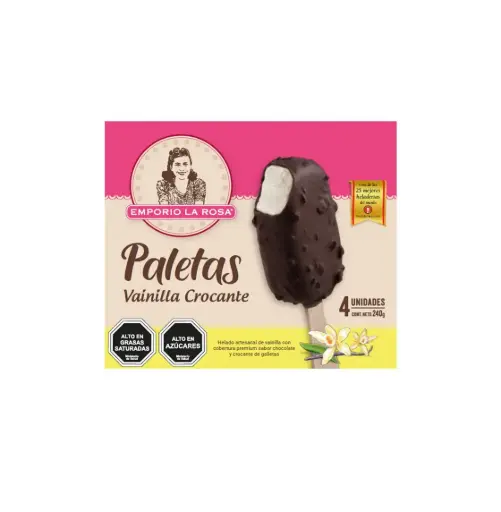 [5331] MULTIPACK VAINILLA CROCANTE 4*60 GR EMPORIO LA ROSA           